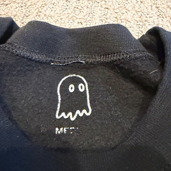 LONELY GHOST Black 'I Love You Say It Back' Sweatshirt - Picture 2 of 2